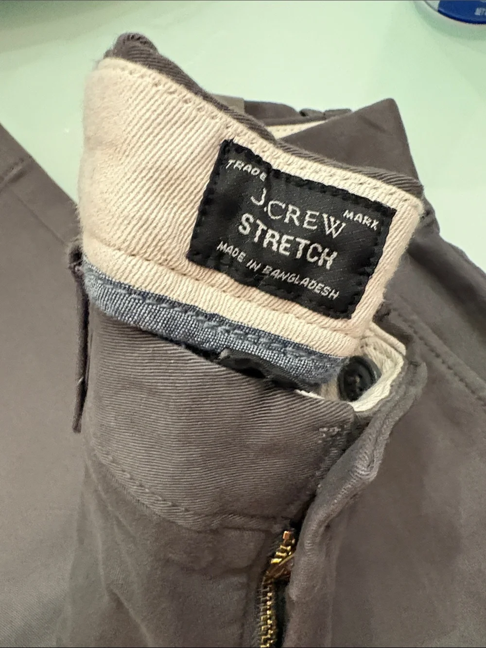 Men's gray Classic Chino Pants - Size 33x32